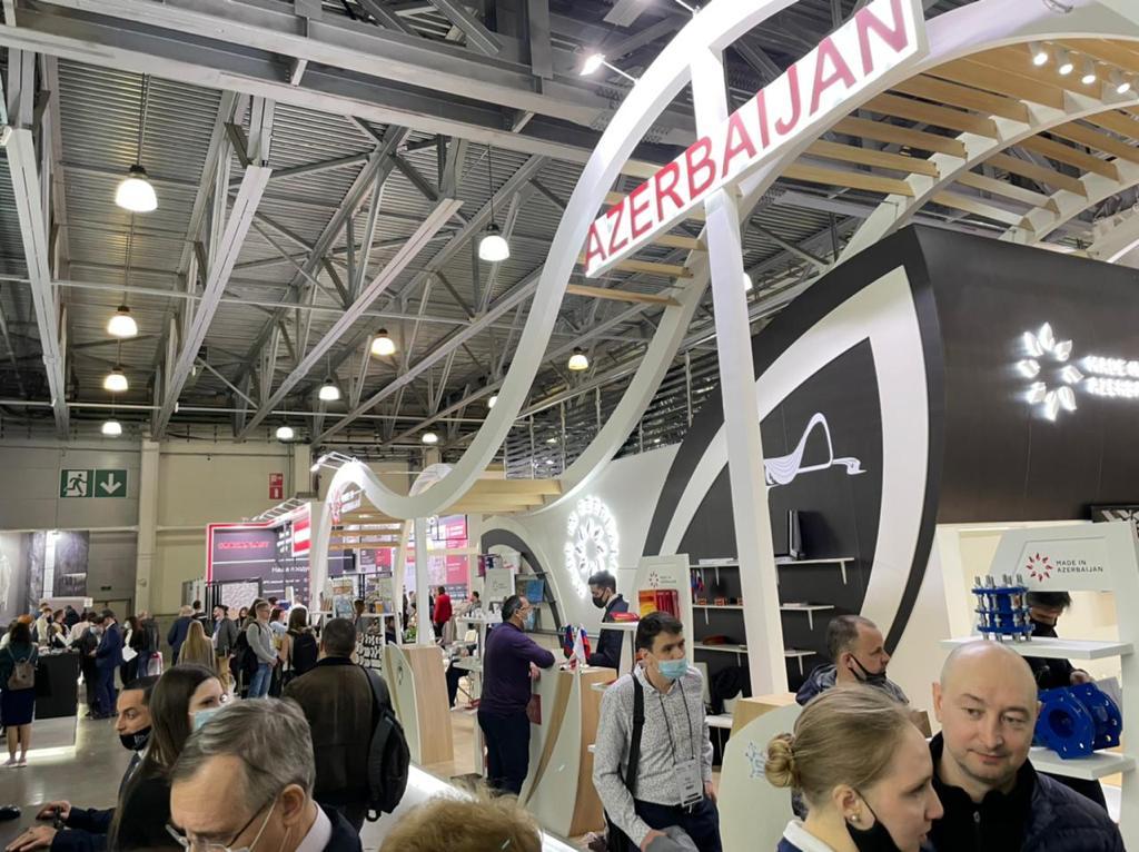 Azerbaijani products presented at MosBuild int'l expo in Moscow