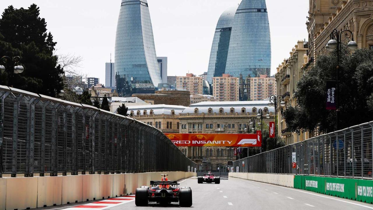 Baku City Circuit gets ready for F1 race