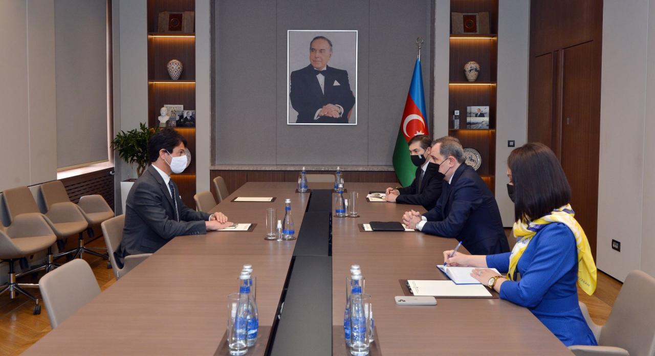 Azerbaijani FM receives Italian ambassador [PHOTO]