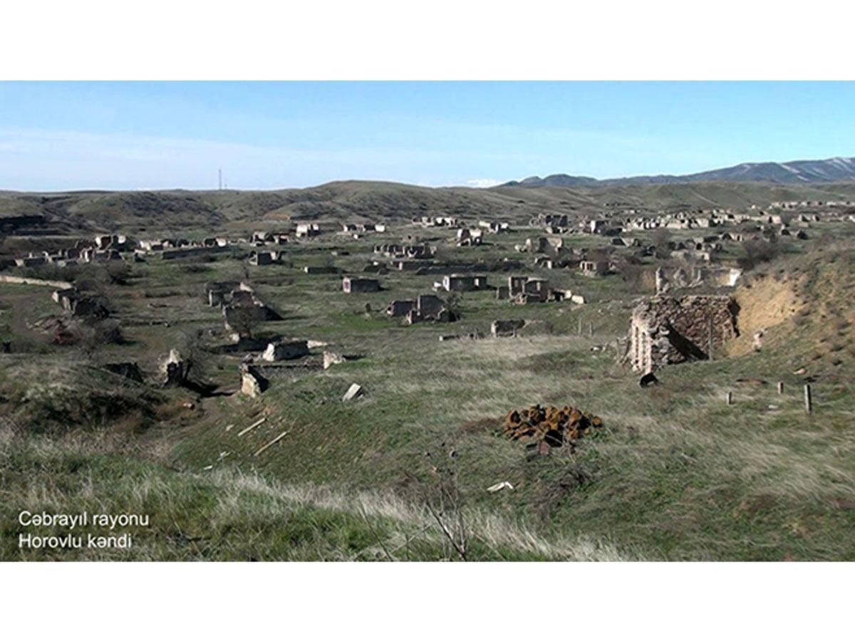 Azerbaijan shows footage from Khorovlu village of Jabrayil district [VIDEO]