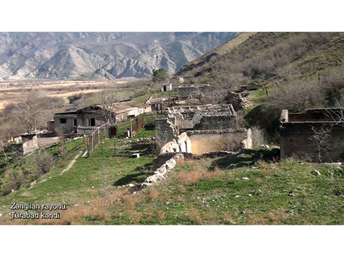 Azerbaijani MoD shows footage from Zangilan's Turabad village [VIDEO]