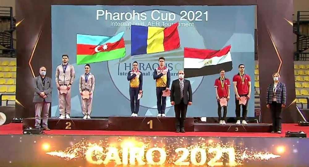 منتخب الجمباز الوطني يفوز بالميدالية الفضية في مصر [PHOTO]