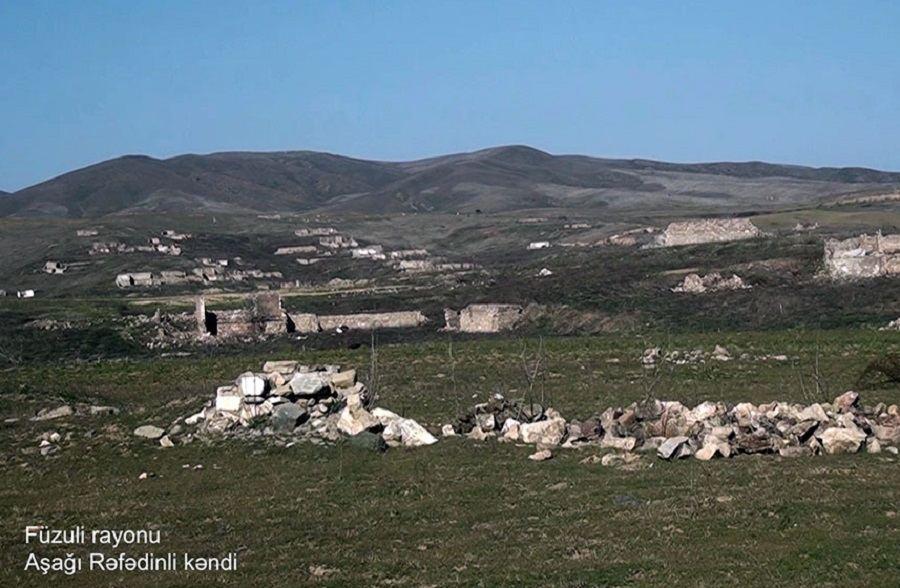 Azerbaijani MoD shows footage from Fuzuli's Ashaghi Rafadinli village (VIDEO)