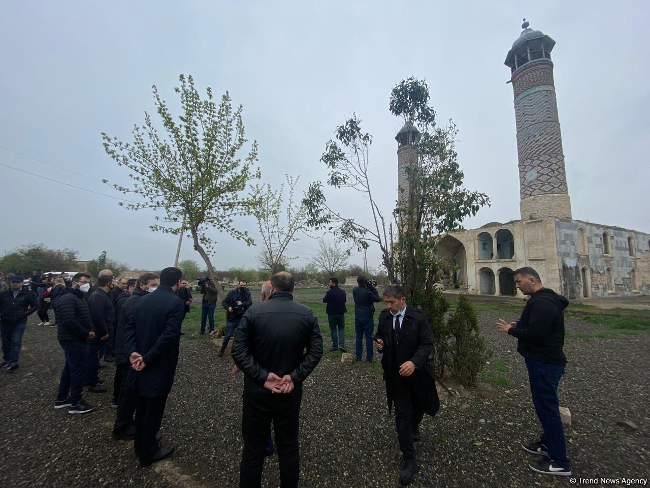 Delegation of Turkic Council visits Azerbaijan’s Aghdam Juma Mosque (PHOTO/VIDEO)