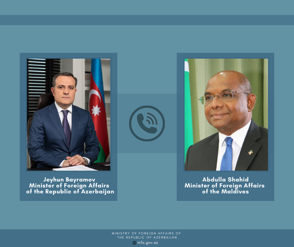 Azerbaijani, Maldives FMs hold exchange views issues mutual interest