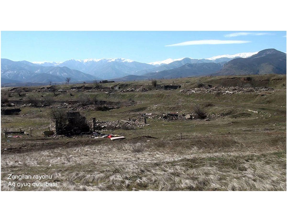 Defense Ministry shares video from Zangilan's Agh Oyuq village [VIDEO]