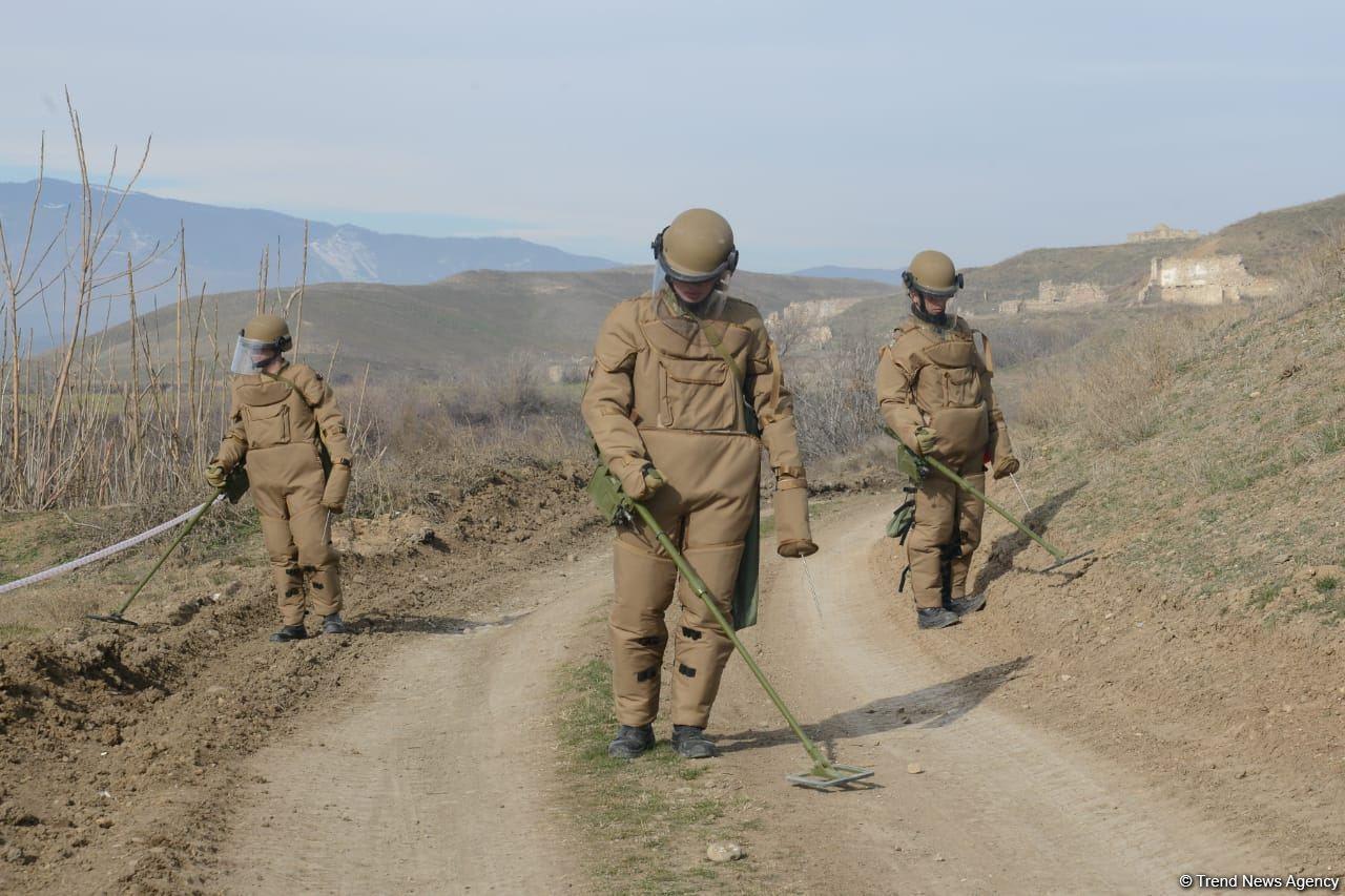 Mine clearing operations continue in Azerbaijan's liberated Aghdam