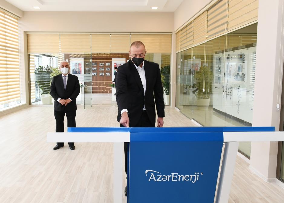 President Aliyev inaugurates newly-renovated substations in Baku [UPDATE]