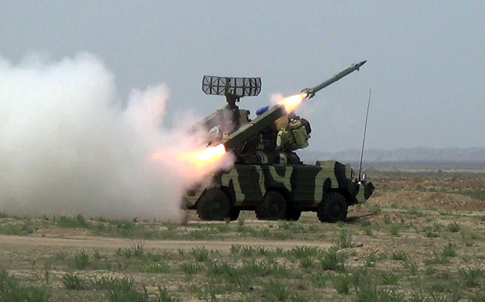 Army's anti-aircraft missile units conduct drills