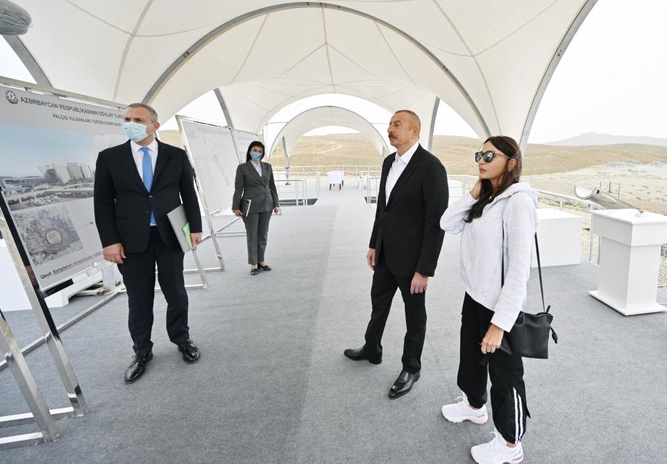 President Aliyev lays foundation of new tourism complex in Absheron [UPDATE]
