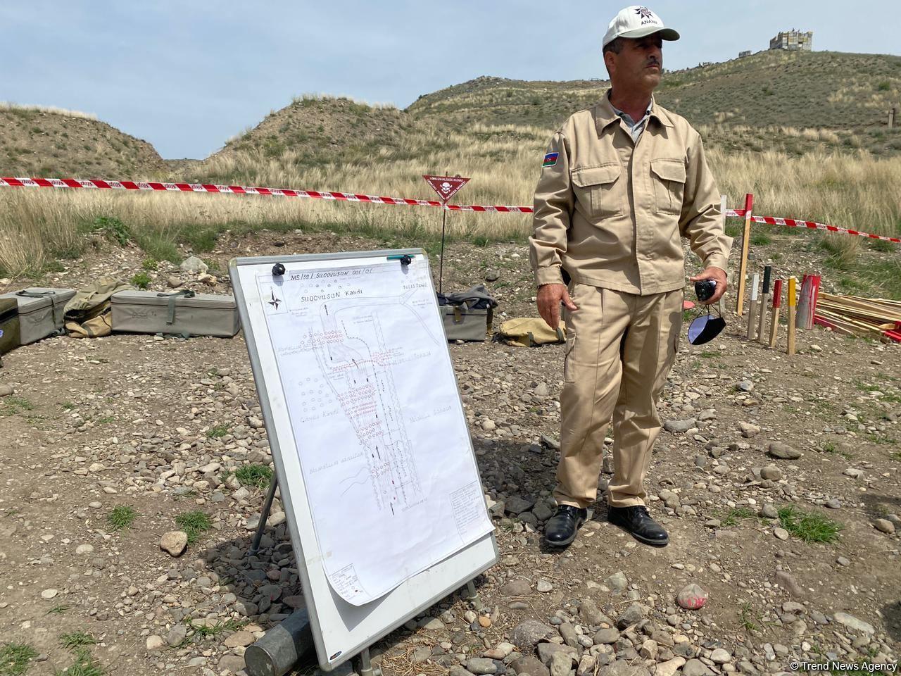 Sugovushan, Talishkand being demined for power transmission lines construction [PHOTO/VIDEO]