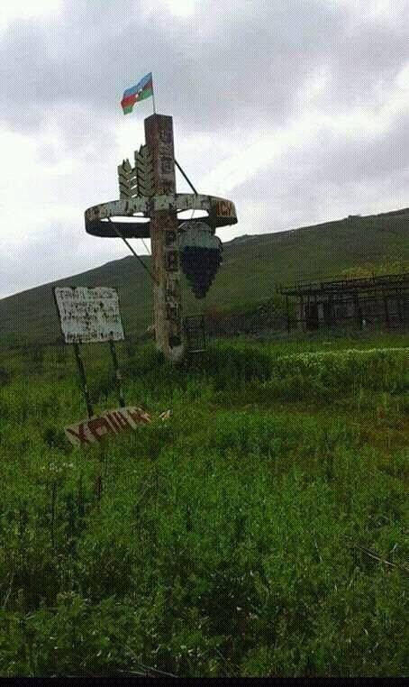 Azerbaijan restores "Welcome to Jabrayil" billboard in liberated Jabrayil [PHOTO]