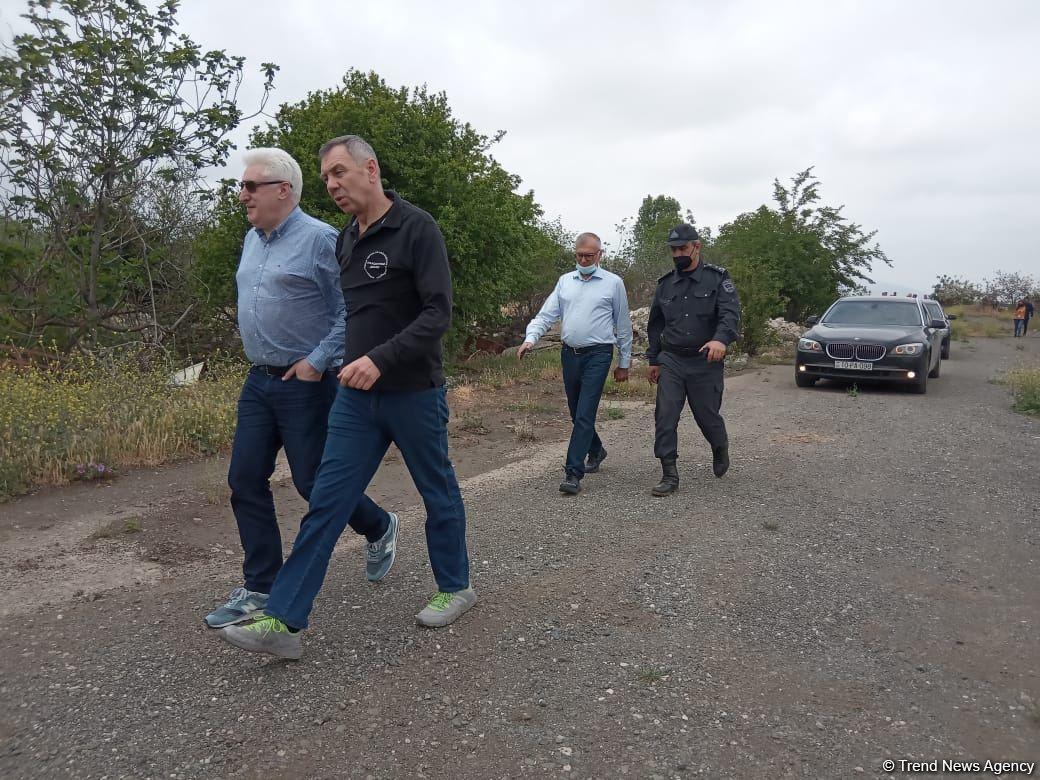 Russian MPs, experts arrive in Azerbaijan's war-torn Aghdam [PHOTO]