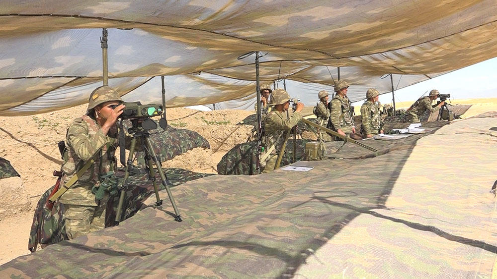 Nakhchivan garrison hold command-staff drills