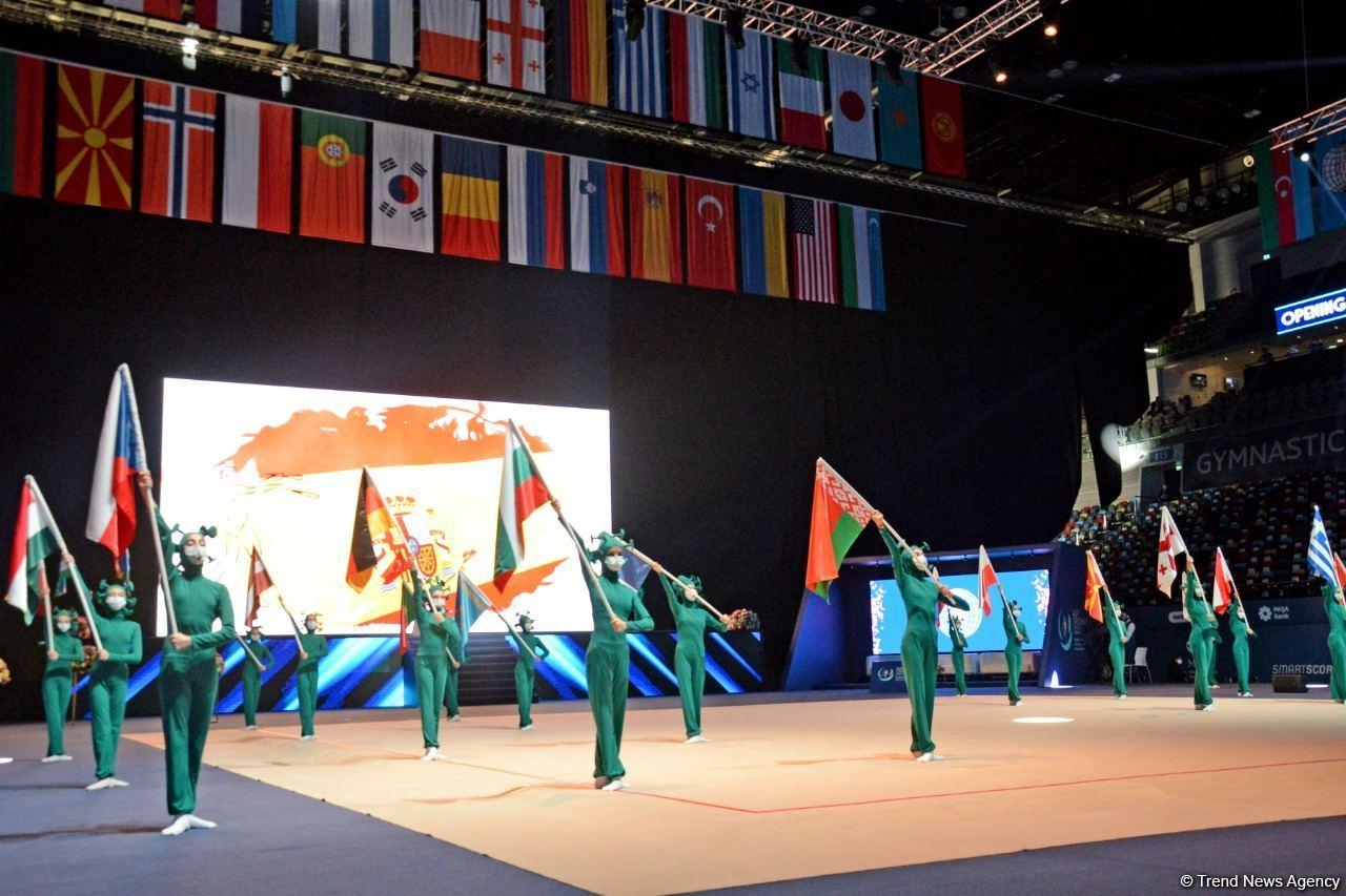 Baku hosts opening ceremony of Rhythmic Gymnastics World Cup [PHOTO]