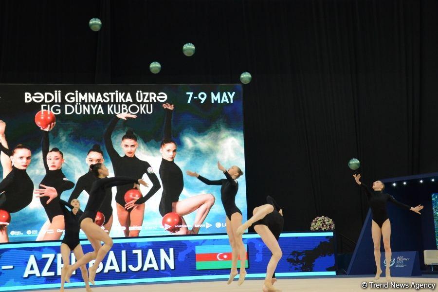 National team reaches Rhythmic Gymnastics World Cup final [PHOTO] - Gallery Image