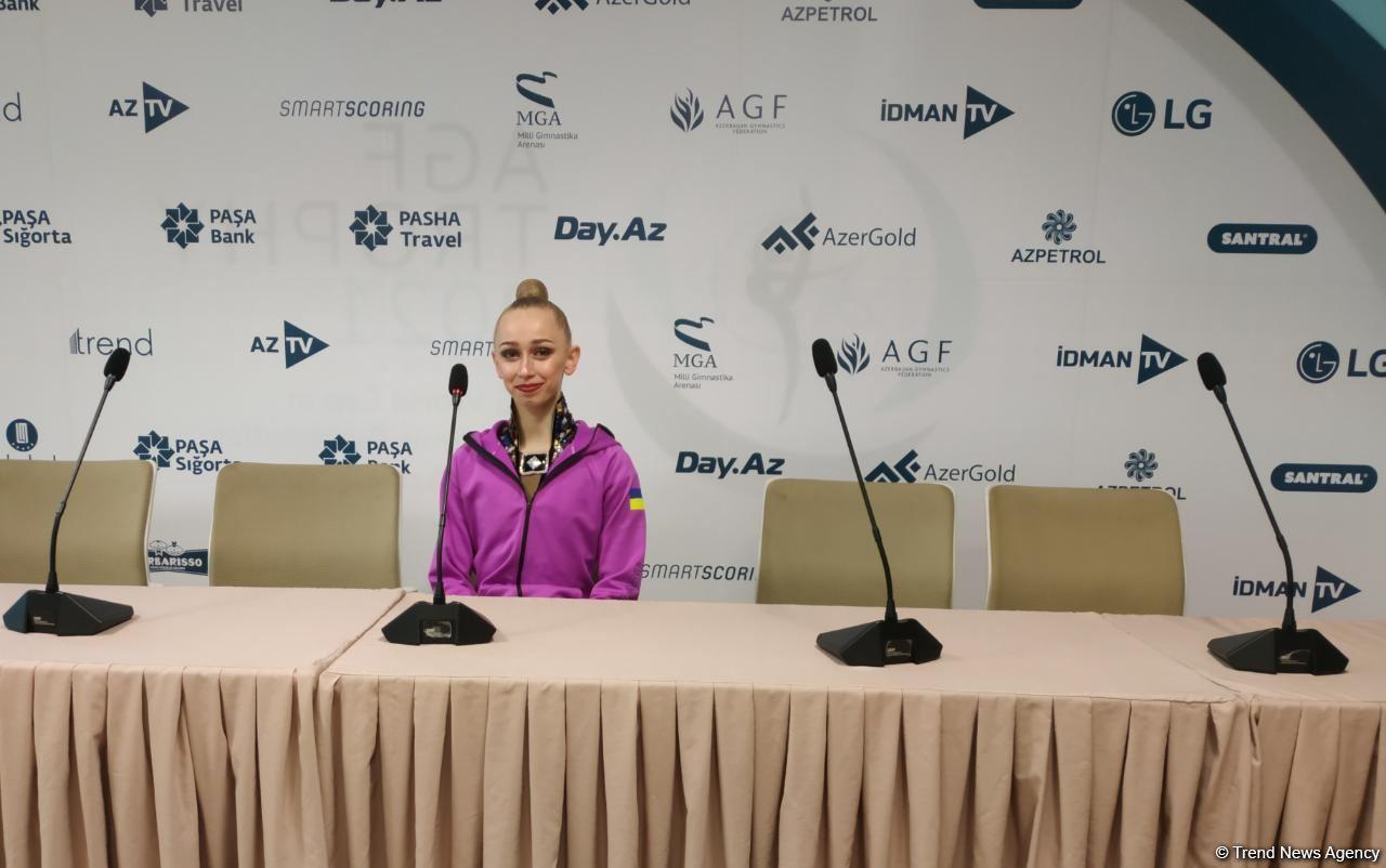 Baku city always warmly welcoming - Ukrainian gymnast