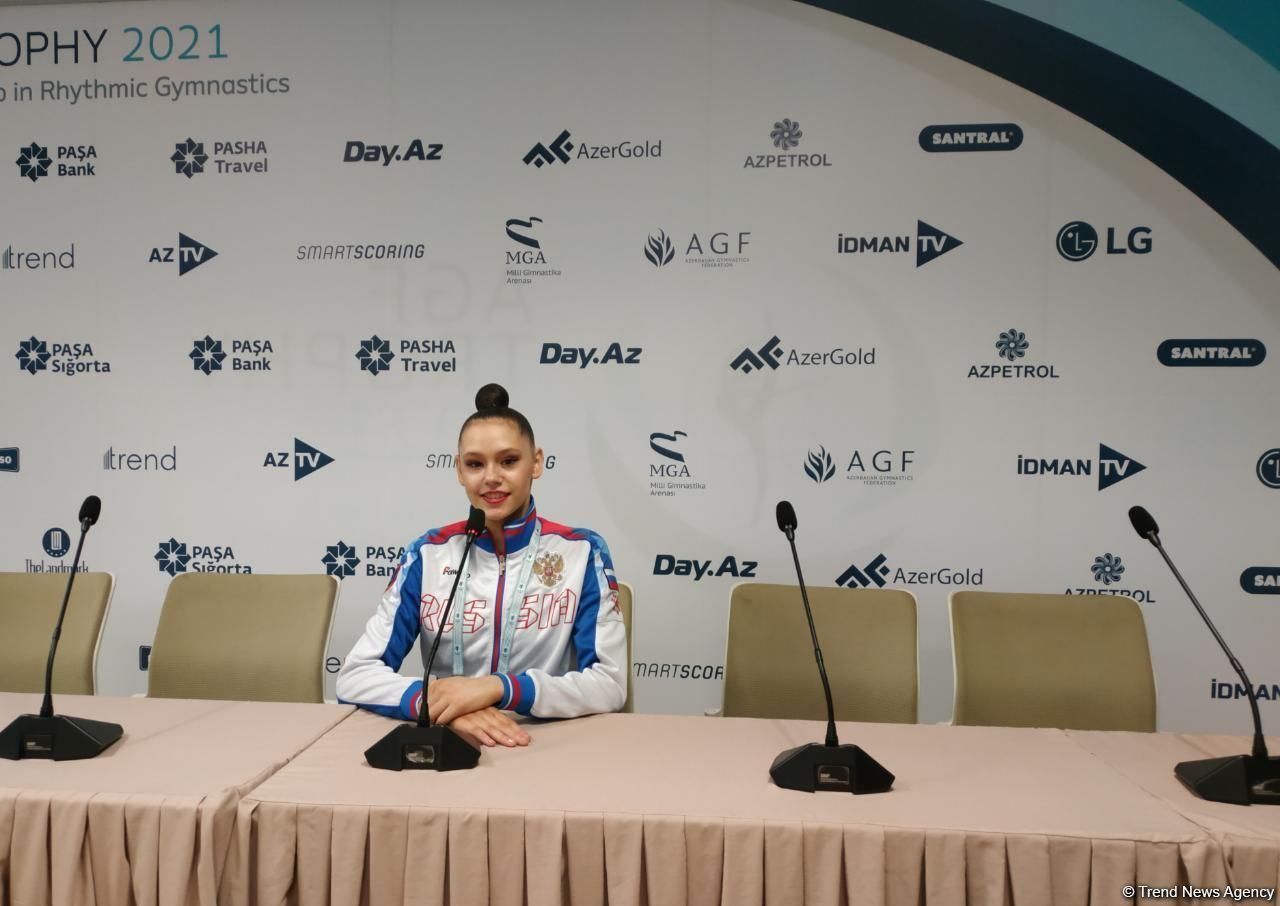 Azerbaijan’s Baku city has beautiful National Gymnastics Arena – Russian gymnast