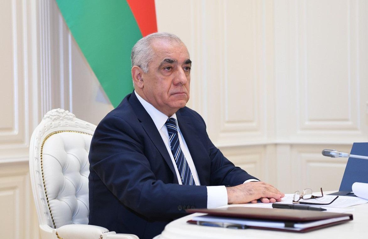 Azerbaijani PM expresses condolences to Russian counterpart