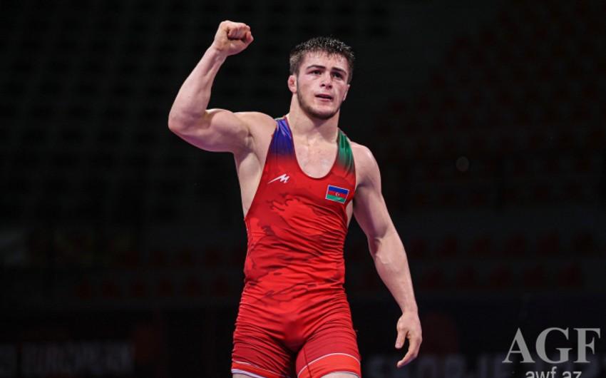 Azerbaijani wrestler crowned European champion [VIDEO]