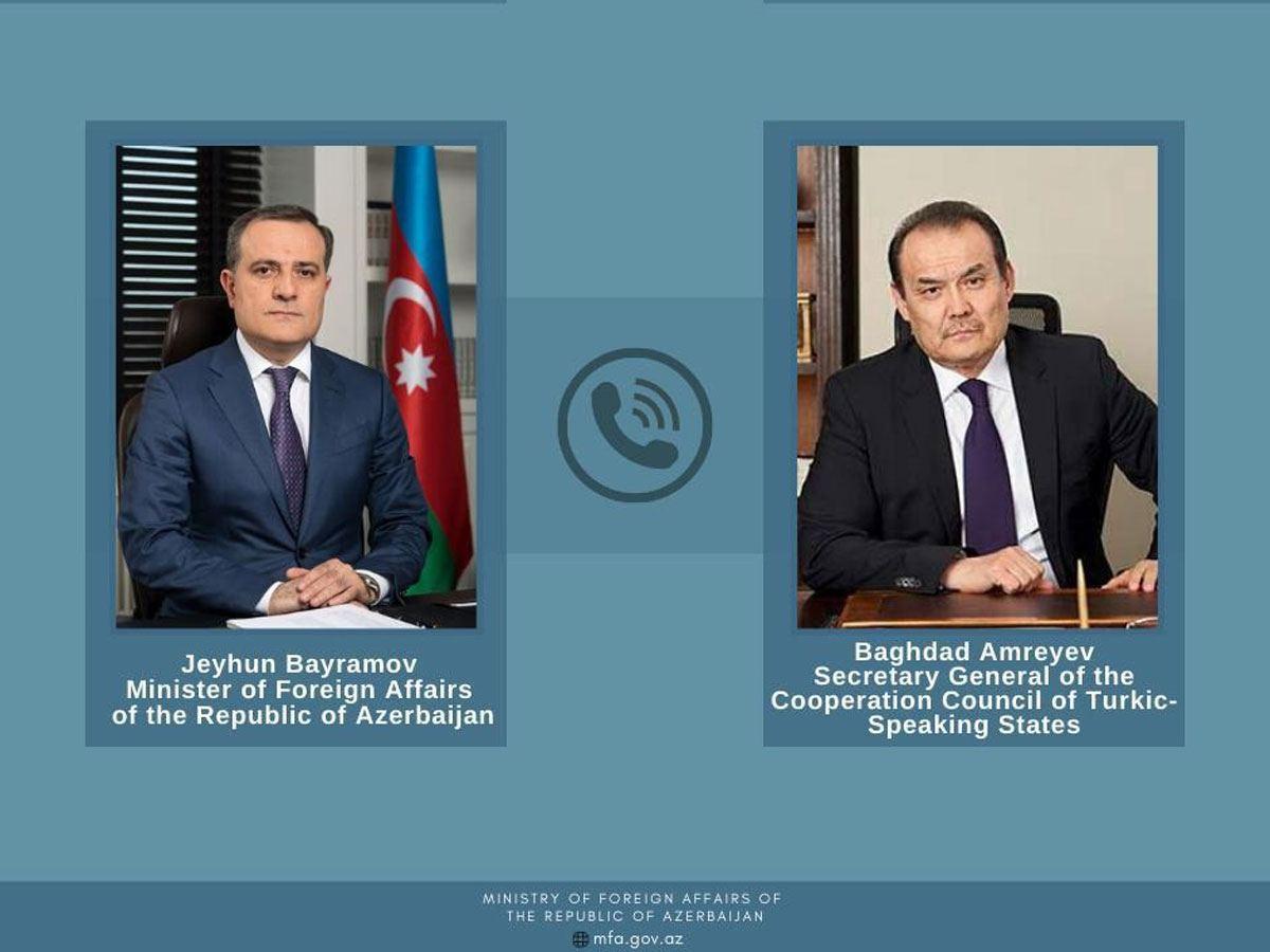 Azerbaijani FM, Turkic Council chief mull upcoming agenda