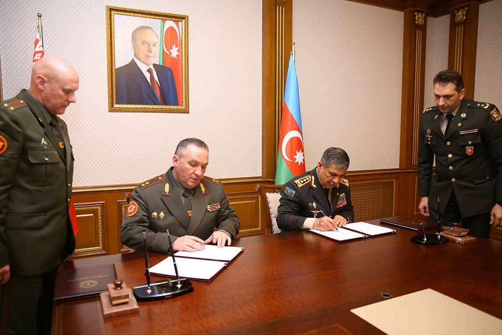 Azerbaijan, Belarus sign military cooperation plan for 2021 [PHOTO/VIDEO]