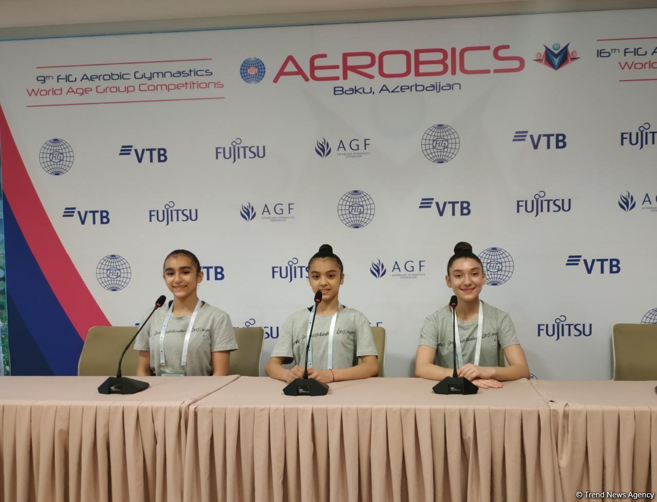 We are pleased to reach finals of Aerobic Gymnastics World Age Group Competition - Azerbaijani athletes