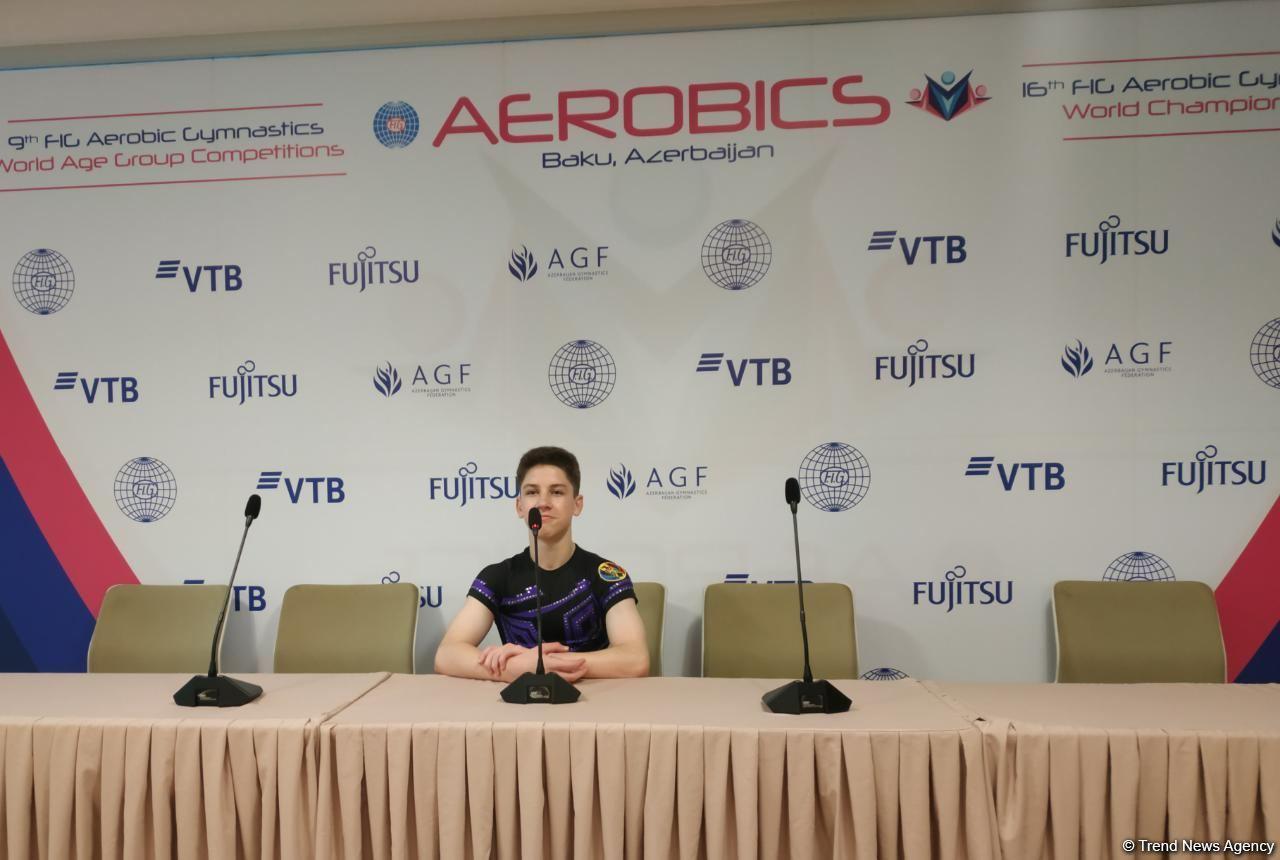 Moldovan gymnast hails atmosphere in the National Gymnastics Arena in Baku