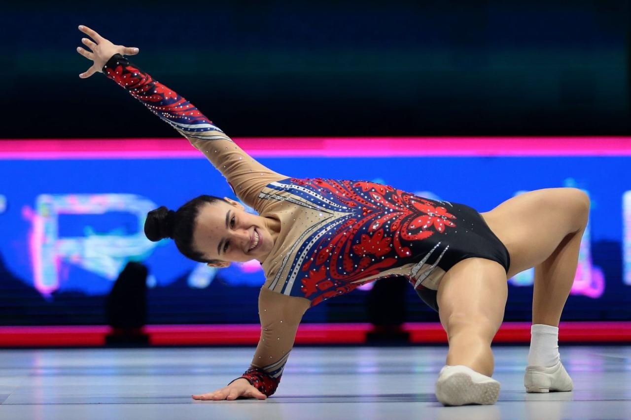 Baku hosts training on eve of 16th FIG Aerobic Gymnastics World