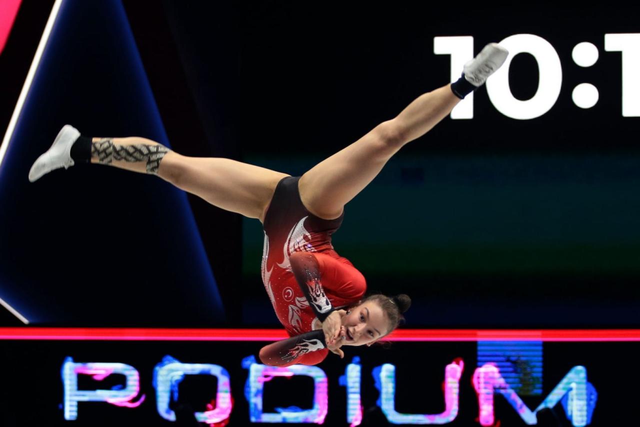 Baku hosts training on eve of 16th FIG Aerobic Gymnastics World