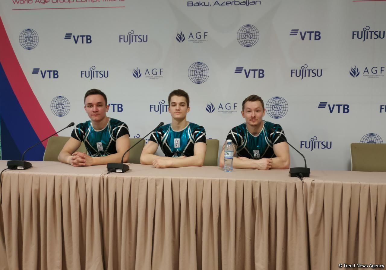 Baku holding 16th FIG Aerobic Gymnastics World Championships at highest level - Russian gymnasts