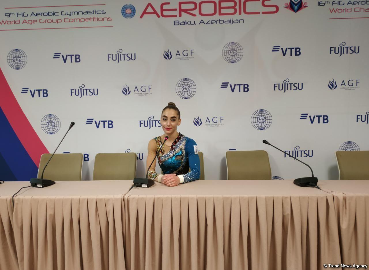 Russian gymnast of Armenian descent shares impressions of 16th FIG World Aerobic Gymnastics Championship in Baku