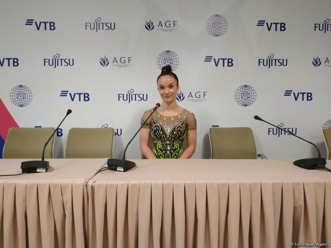 Wonderful atmosphere in National Gymnastics Arena in Baku - Italian athlete