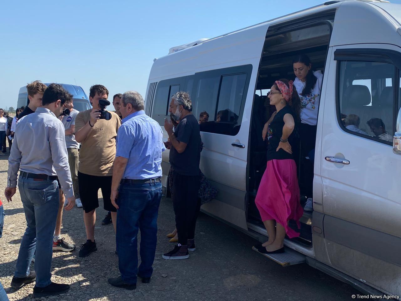 Visit of foreign bloggers to Azerbaijani lands liberated from Armenian occupation begins