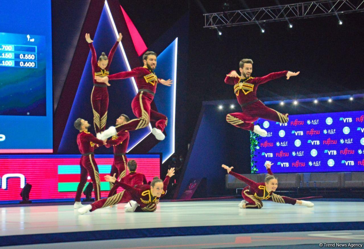 National team wins gold at Aerobic Gymnastics Championships [PHOTO]