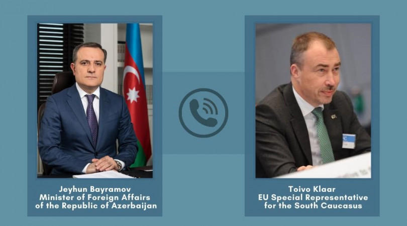 Azerbaijani FM, EU envoy mull border tensions
