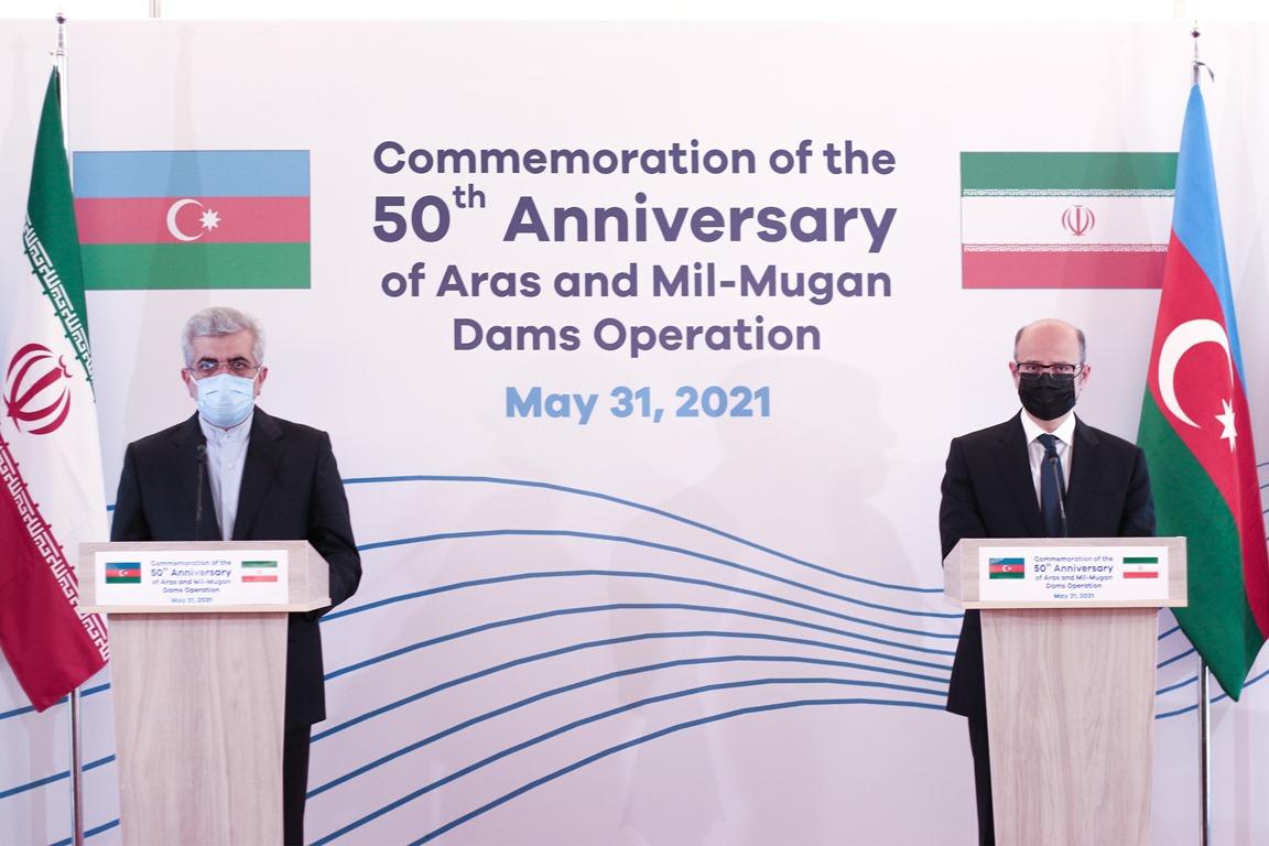 Azerbaijan, Iran mark anniversary of Aras, Mil-Mugan dams' operation [PHOTO]