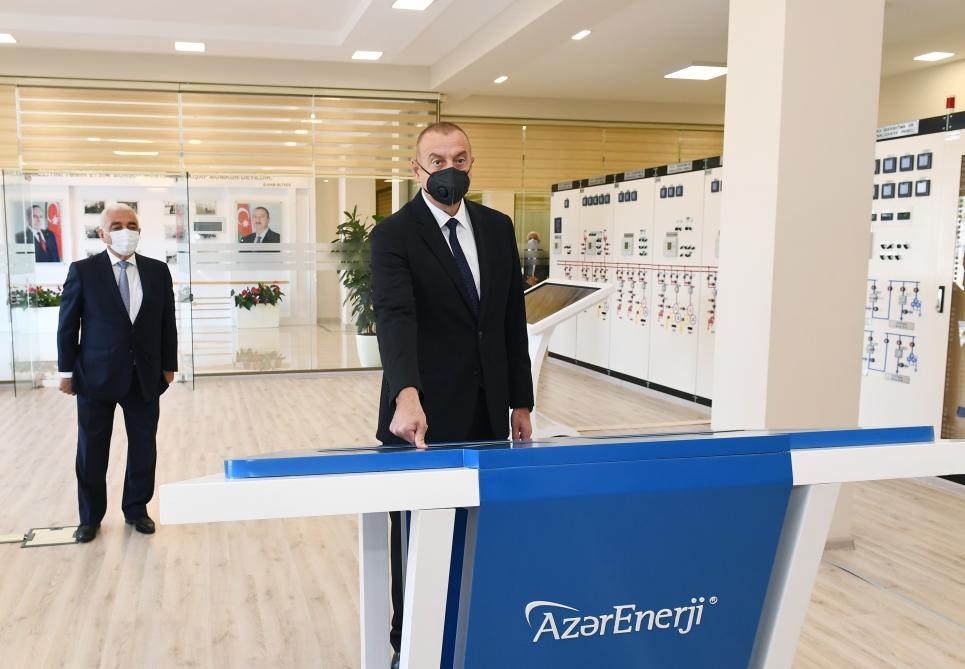 President Aliyev inaugurates new electric substation in Baku [UPDATE]