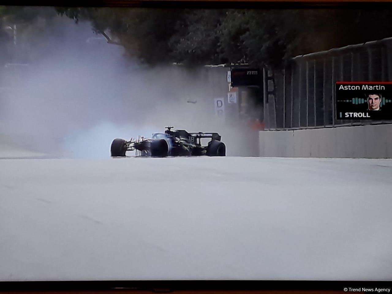 Lance Stroll crashes, out of F-1 Azerbaijan Grand Prix [PHOTO/VIDEO] - Gallery Image