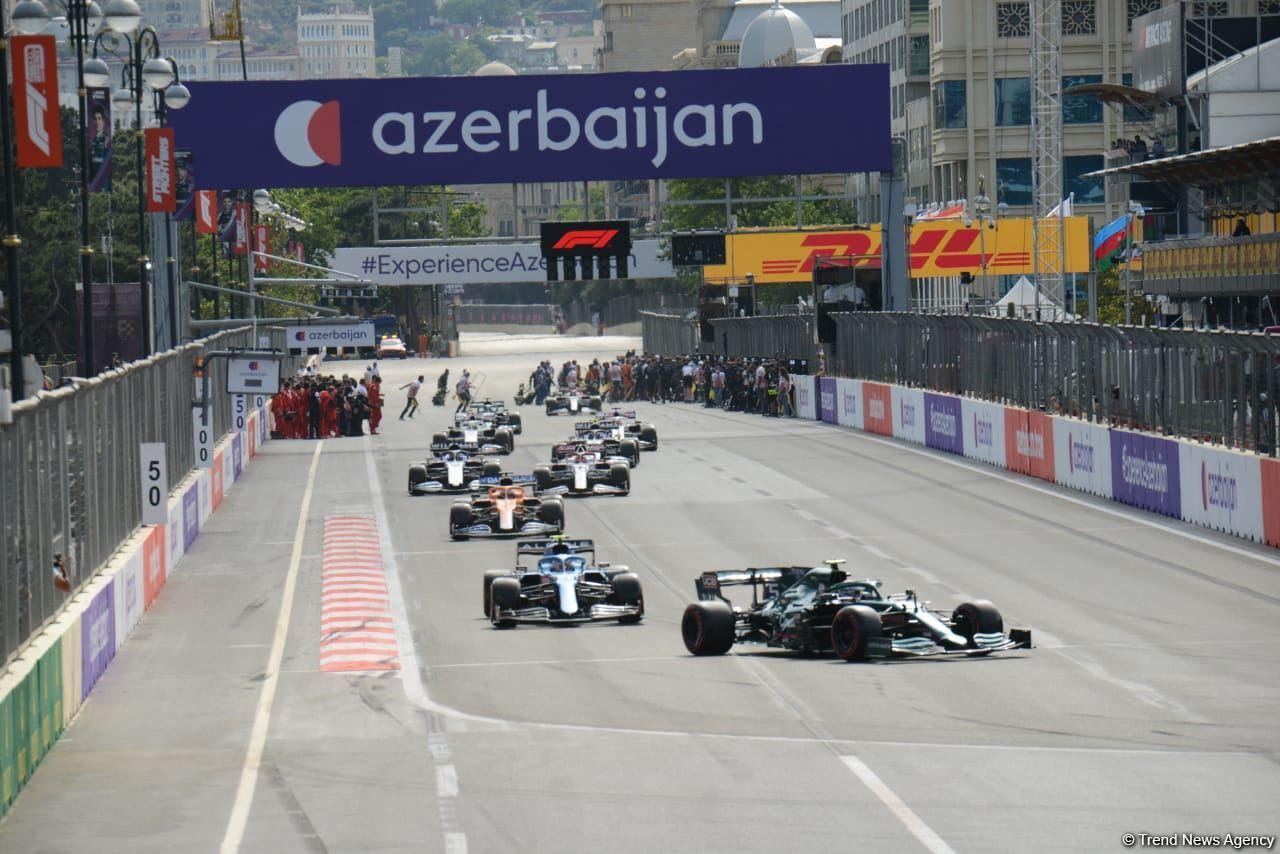 F1 Grand Prix Azerbaijan final held in Baku LIVE