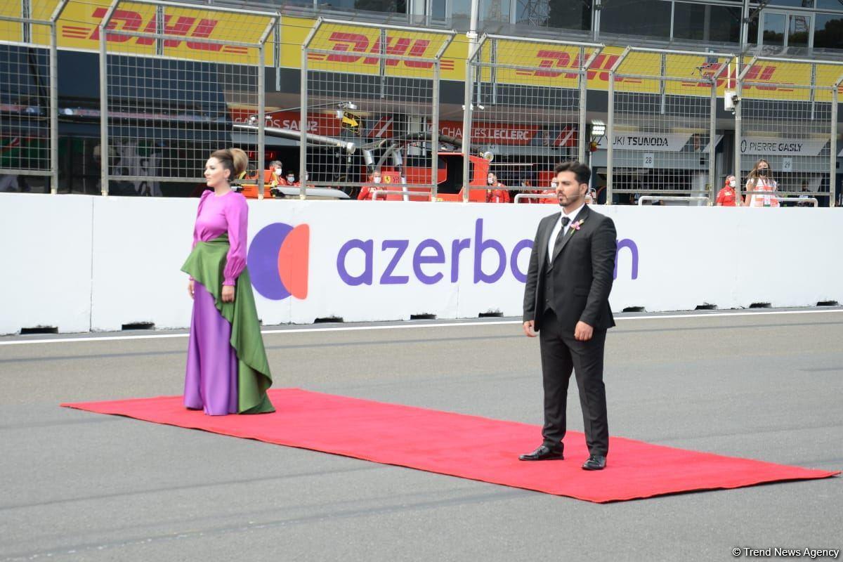 Azerbaijani National Anthem performed at F1 Grand Prix in Baku [PHOTO/VIDEO]