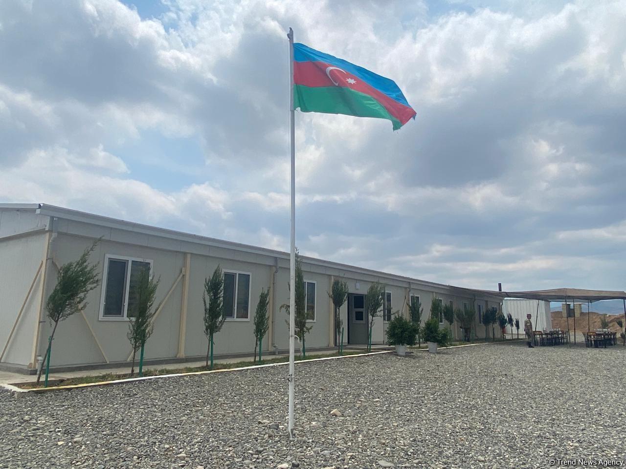 Up to 60 modular-type accomodations commissioned for servicemen in Karabakh [PHOTO/VIDEO]