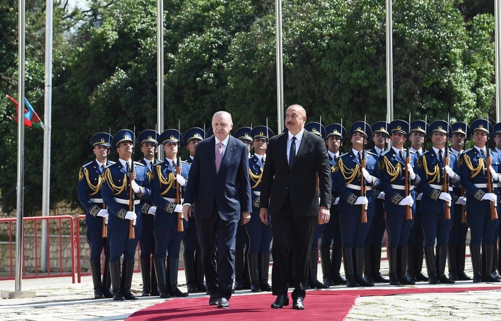 Official welcoming ceremony for Turkish president in Shusha - HISTORIC EVENT [PHOTO]