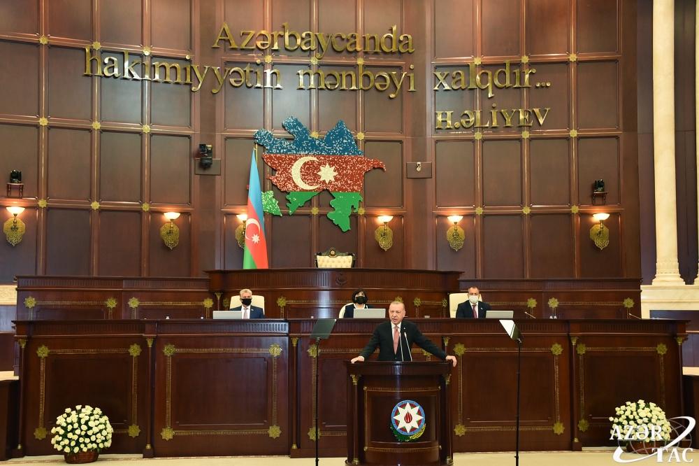 Erdogan: Liberation of Karabakh most important even during Azerbaijan’s independence [PHOTO]