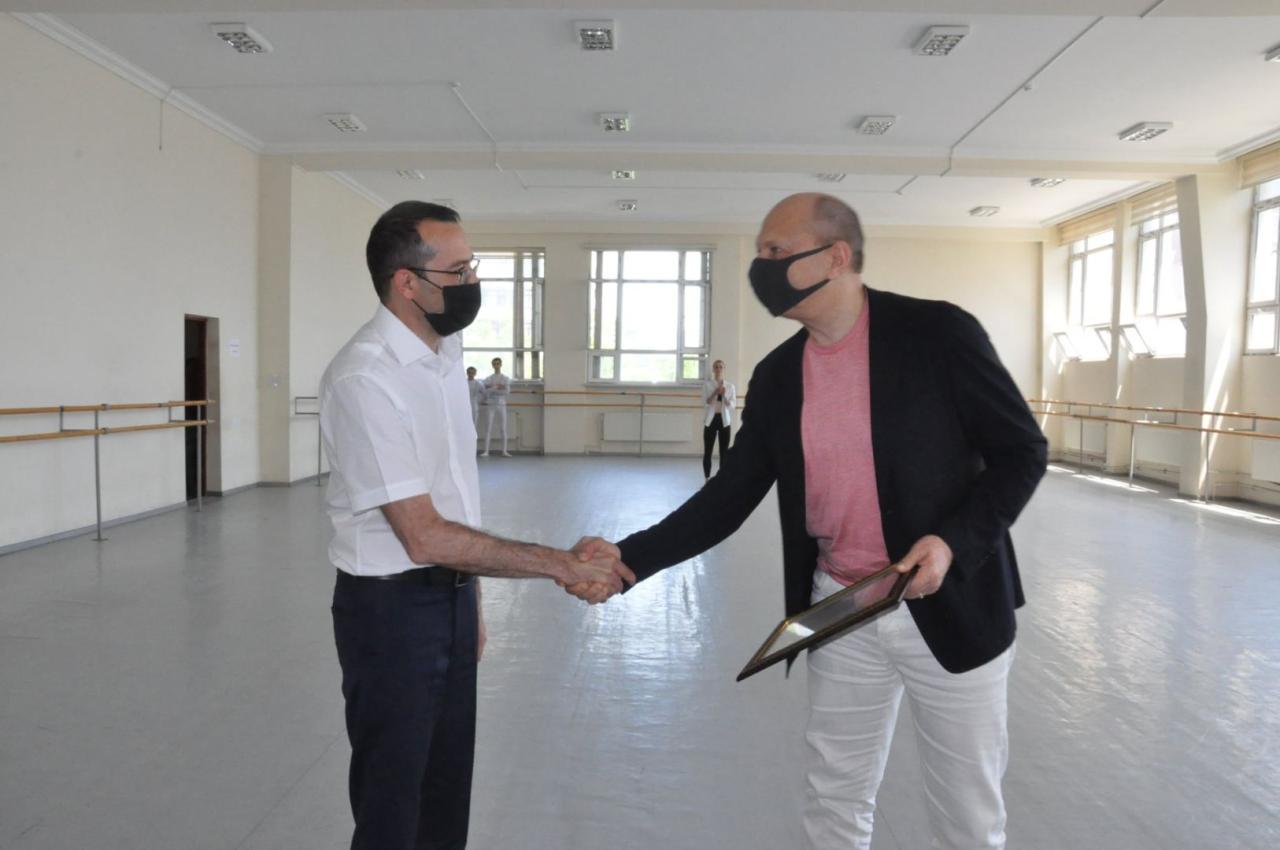 World-famous choreographer visits Baku [PHOTO] - Gallery Image