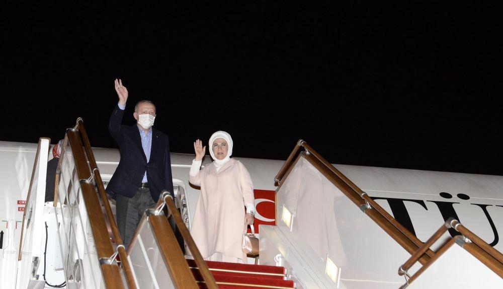 Turkish President completes official visit to Azerbaijan [PHOTO]