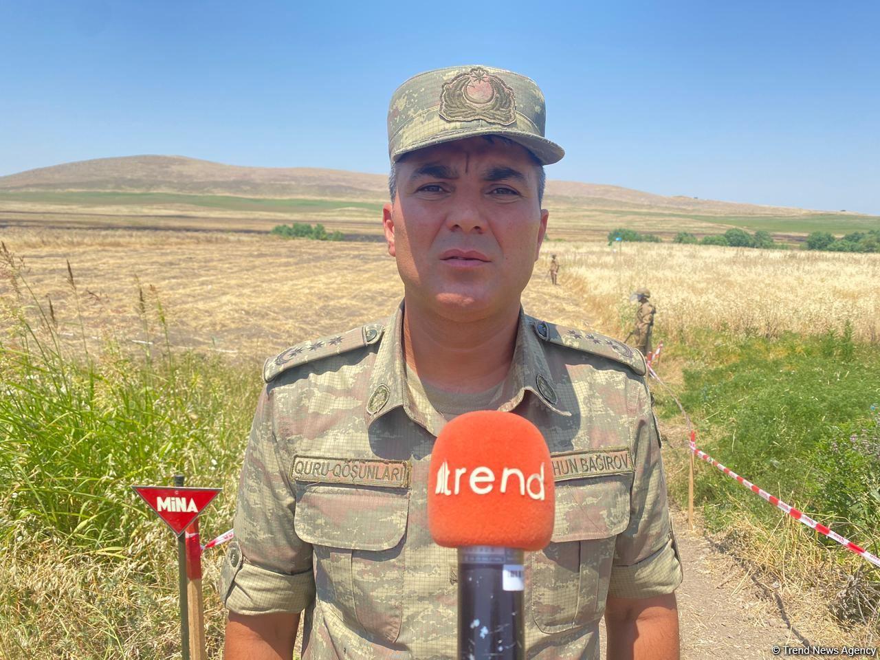 Azerbaijani, Turkish sappers continue to de-mine Karabakh