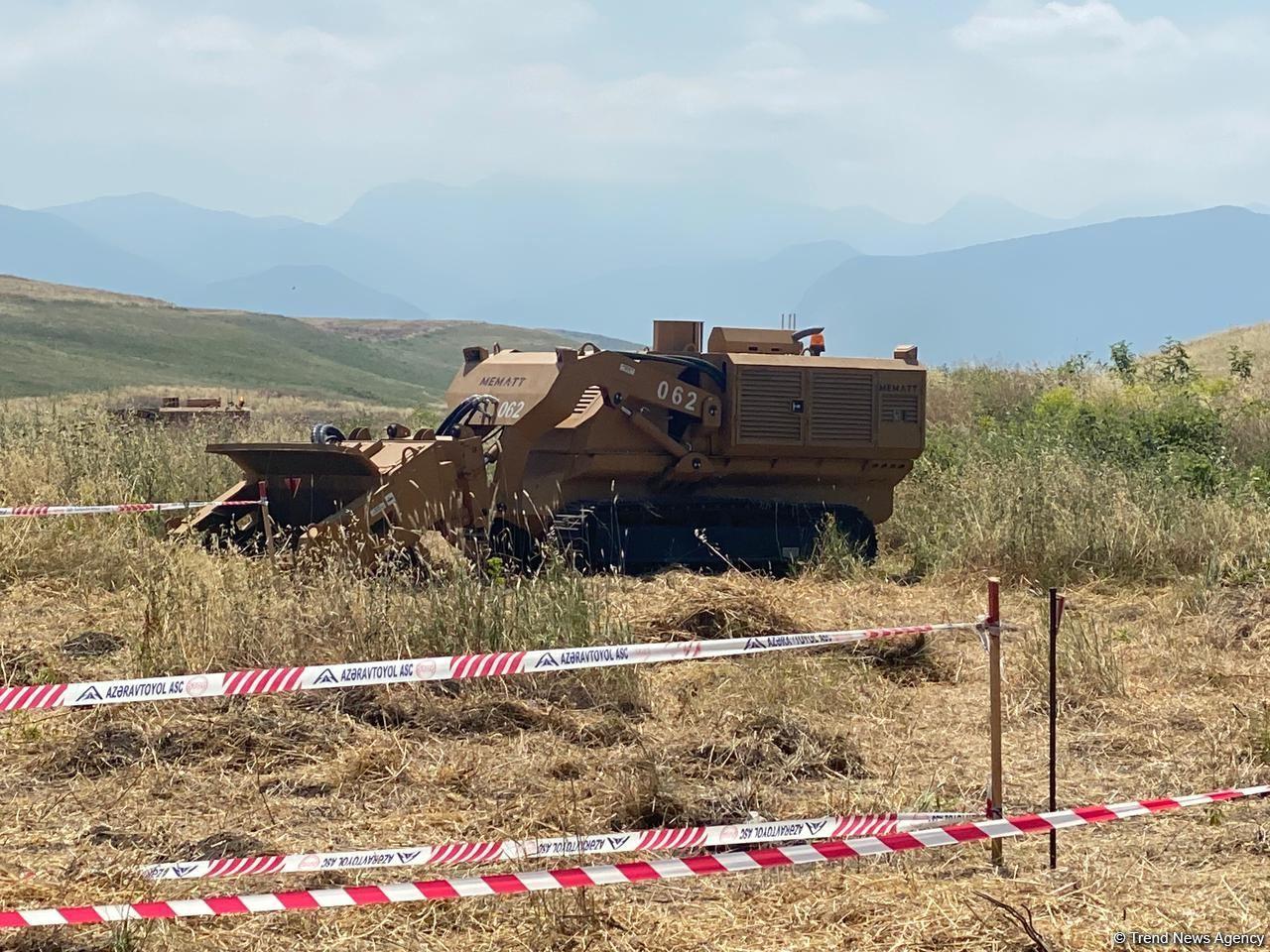 Turkish equipment used in Karabakh for de-mining operations - Trend TV [VIDEO]