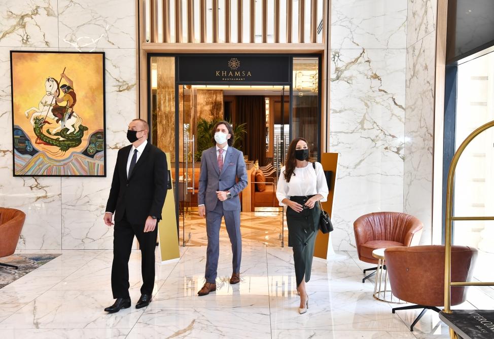 Azerbaijani president, first lady open InterContinental Baku hotel [PHOTO] - Gallery Image