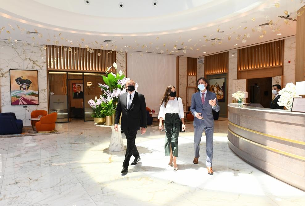 Azerbaijani president, first lady open InterContinental Baku hotel [PHOTO] - Gallery Image